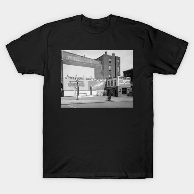 Crosstown Auto Supply, 1920. Vintage Photo T-Shirt by historyphoto